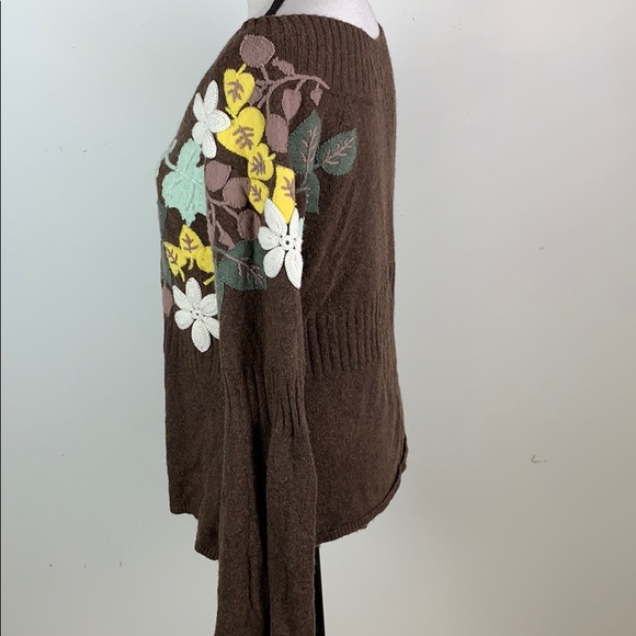 Moth sz XL embroidered cardigan bell sleeve - Picture 2 of 16